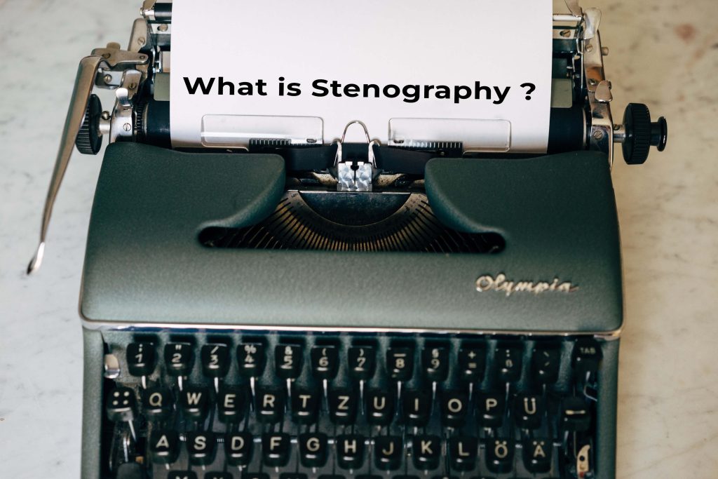 what is stenography