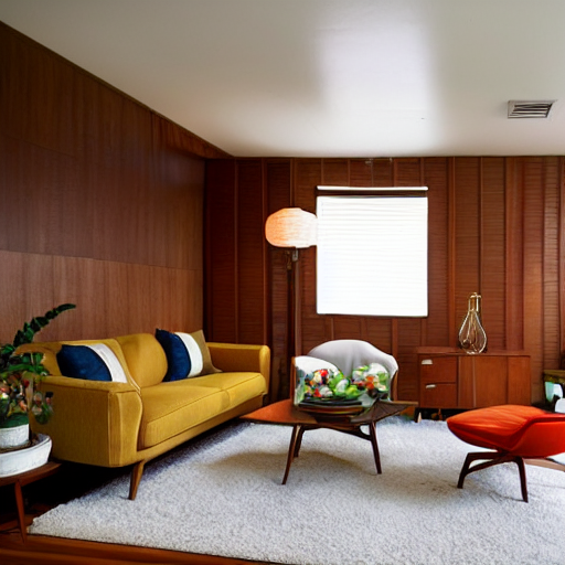 Mid Century Modern Interior Design( Example-2)