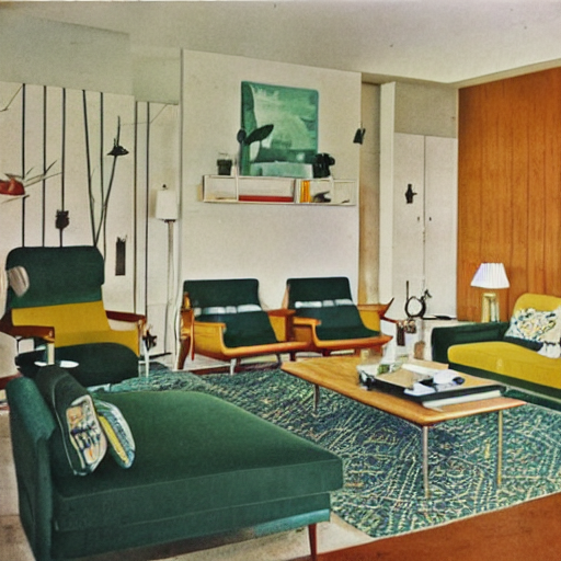 Mid Century Modern Interior Design( Example-4)